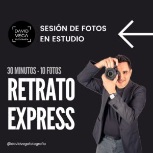 Pago sesión retrato express en estudio