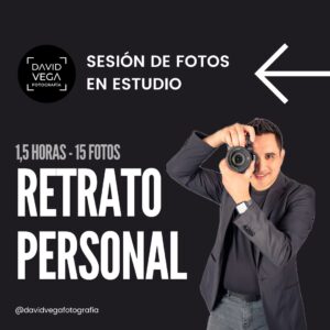 Pago sesión retrato personal en estudio