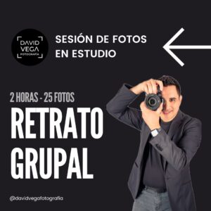 Pago sesión de retrato grupal o familiar en estudio